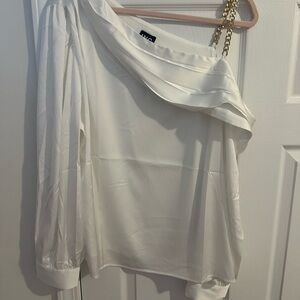 Elegant White Off-Shoulder Top